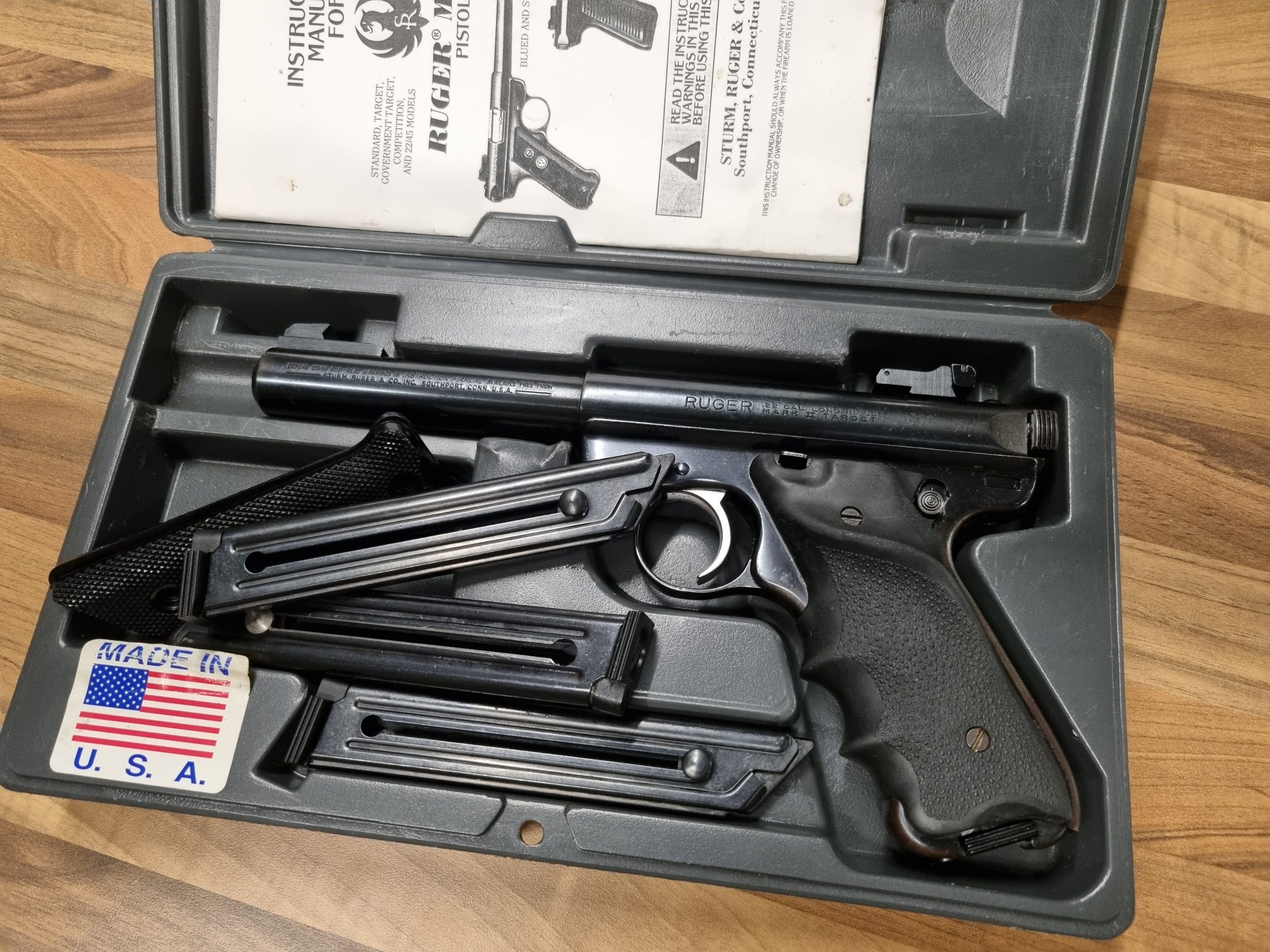 Ruger MK2 Target .22lr serial number 18-06913 - Image 2