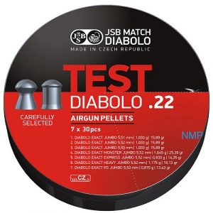 JSB Diabolo Jumbo Exact Test Cal .22